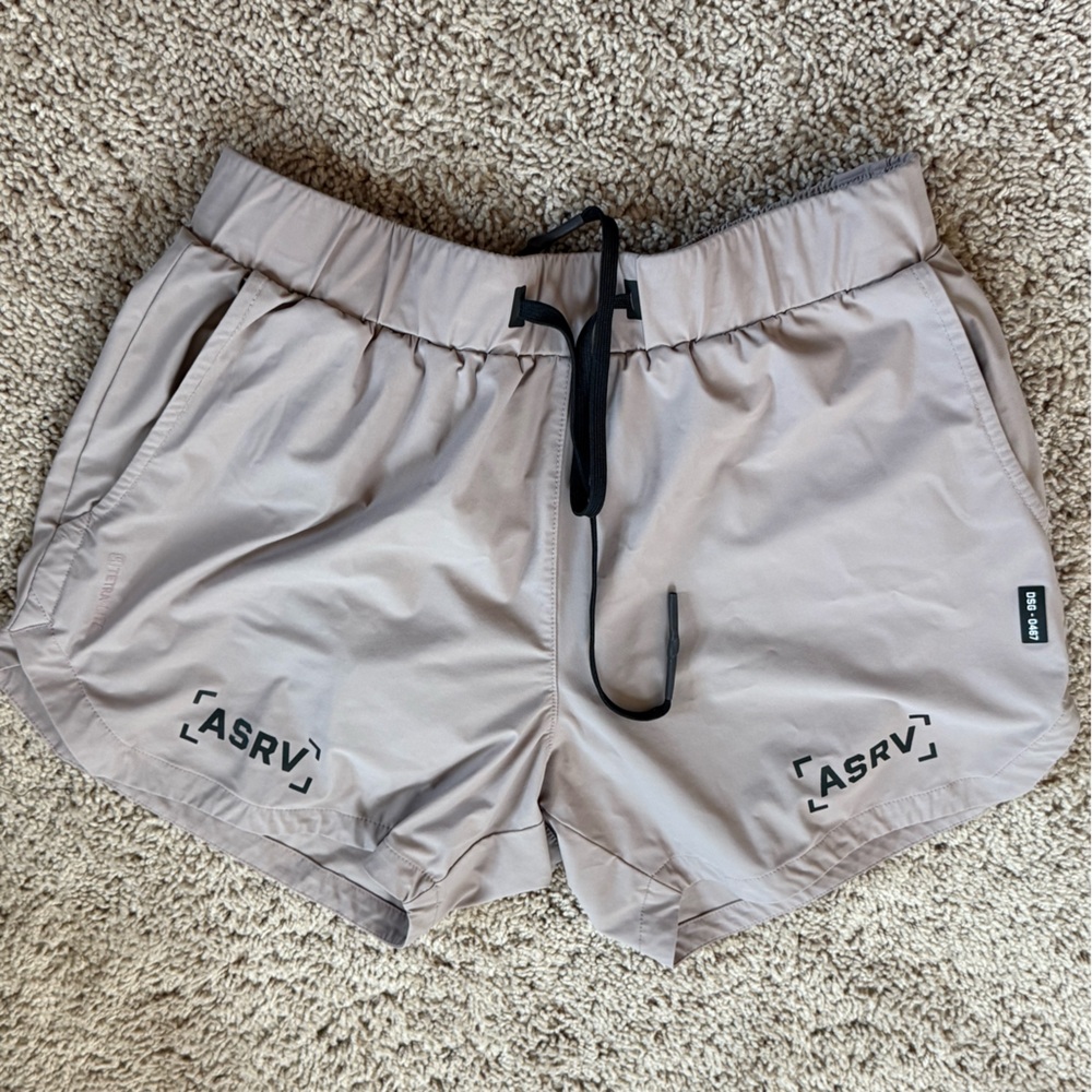ASRV Taupe Performance Shorts